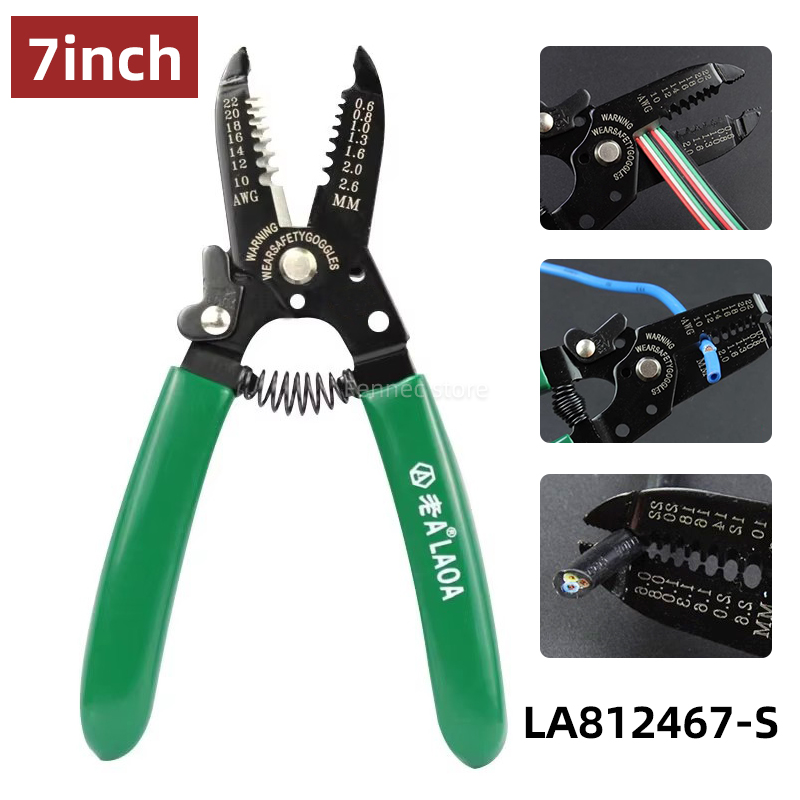 Automatic Wire Stripper Cutter - LAOA Tel Sıyırma Pensesi 7 inç
