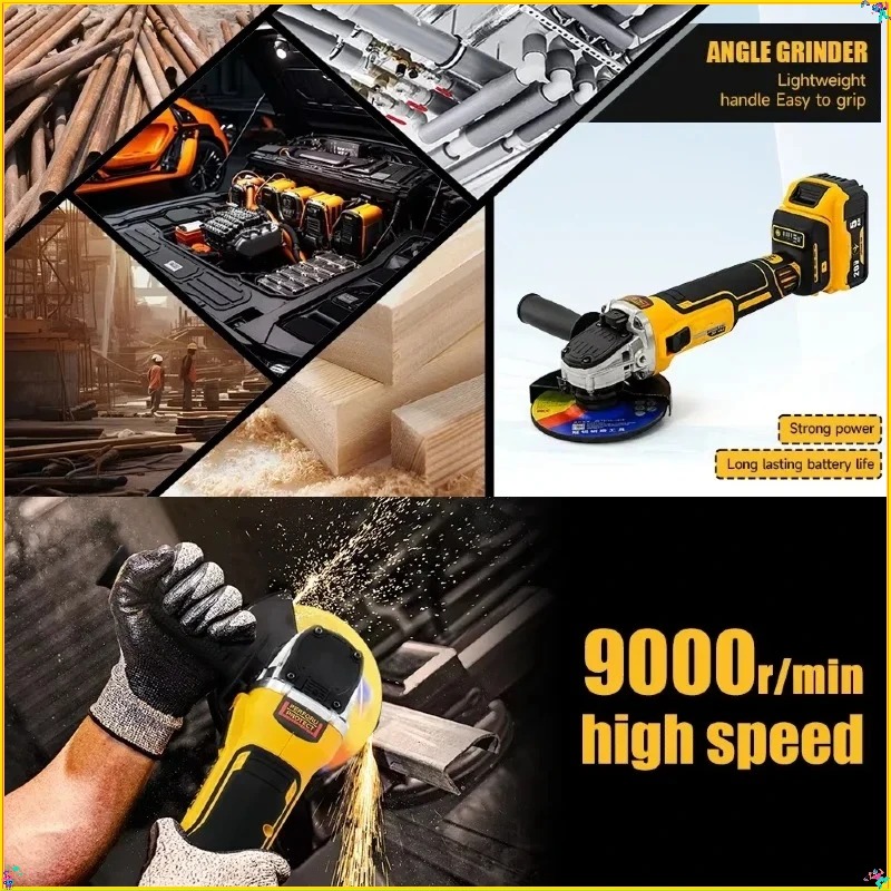 Dewalt 125 mm Düz Başlı Açılı  - Brushless Angle Grinder Battery Powered incelemesi ve fiyatı