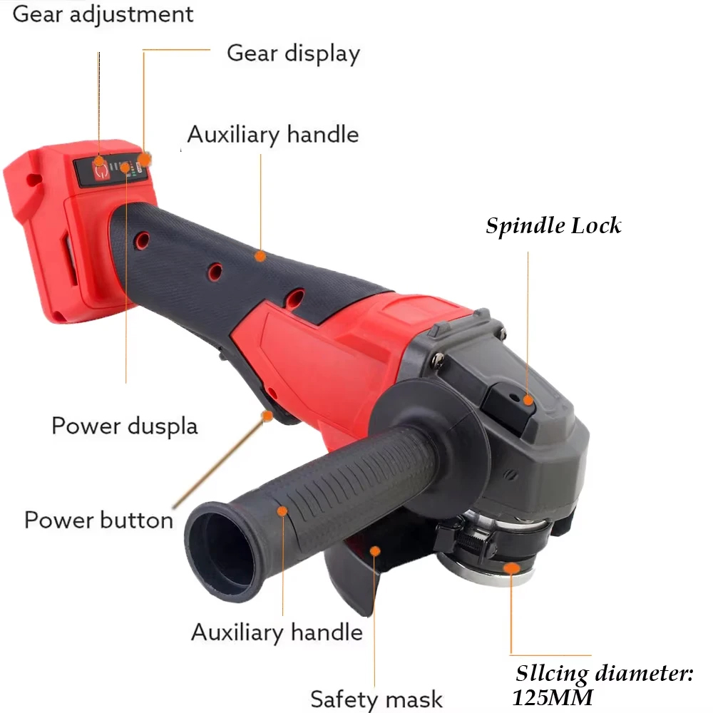 125mm Elektrikli Açılı Taşlama - Brushless Angle Grinder Battery Powered incelemesi ve fiyatı