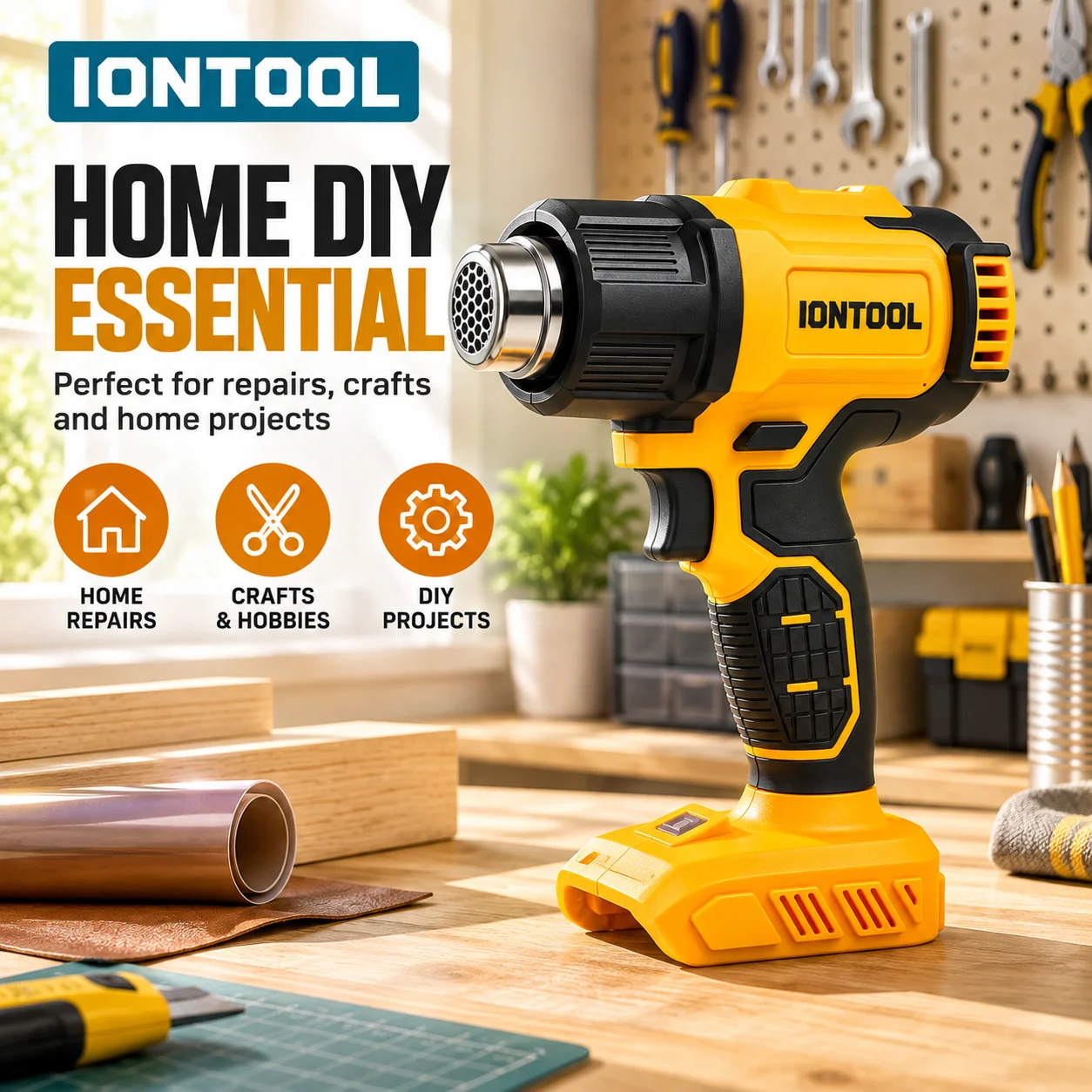 IONTOOL Sarı Kablosuz Isı Taba - Cordless Heat Gun For Shrink Tubing incelemesi ve fiyatı