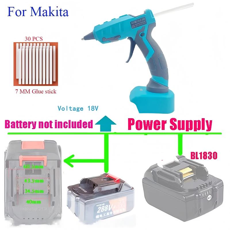 Akülü sıcak tutkal tabancası M - Hot Melt Glue Gun Cordless incelemesi ve fiyatı